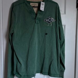 Hollister green Long Sleeve Men's Shirt